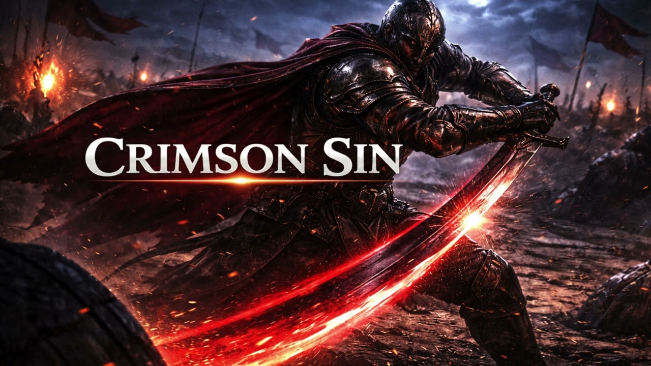 CRIMSON SIN | Epic Sword & Sorcery Anthem (Soaring EDM × Metal)