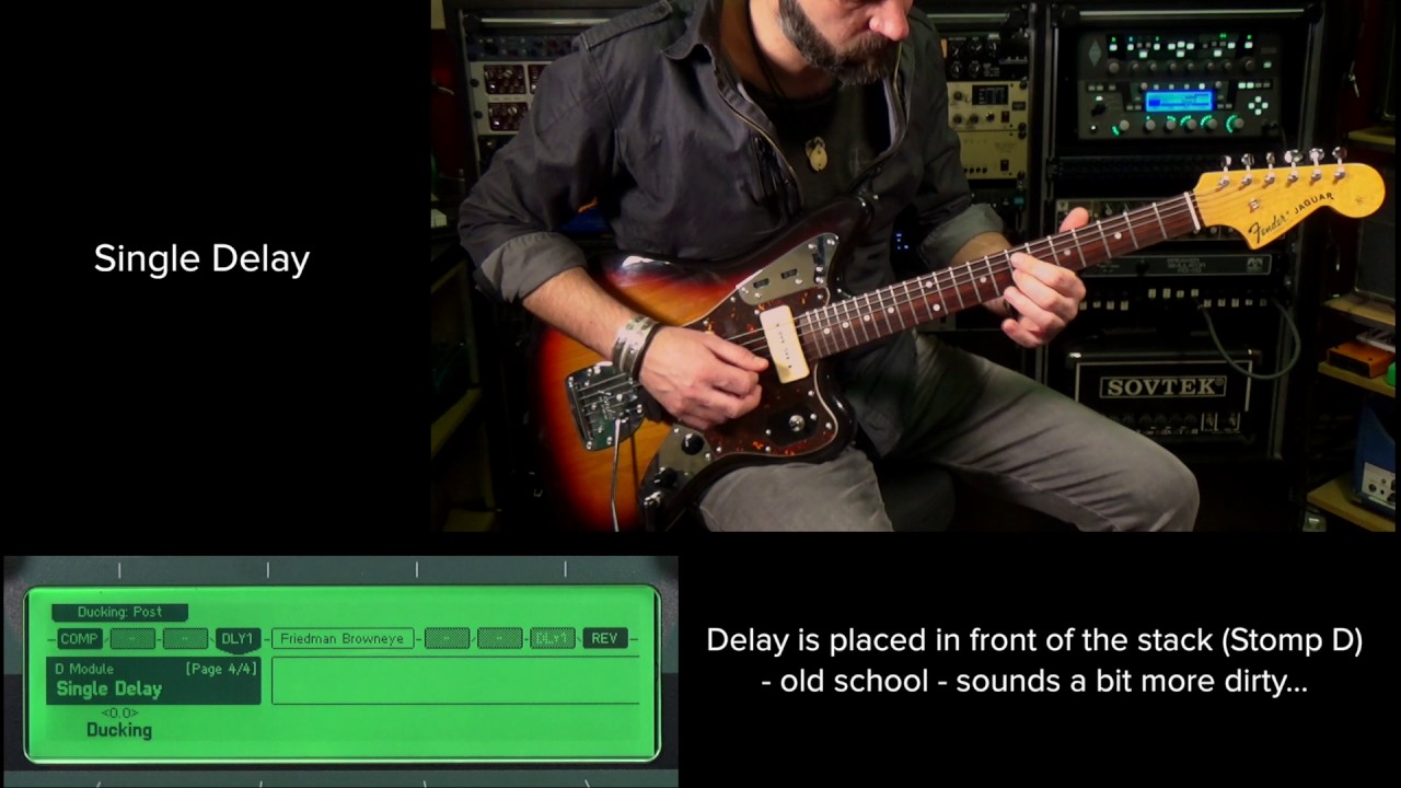 Kemper Profiler - Sound Demo of the new delays with Profiler OS 5.1