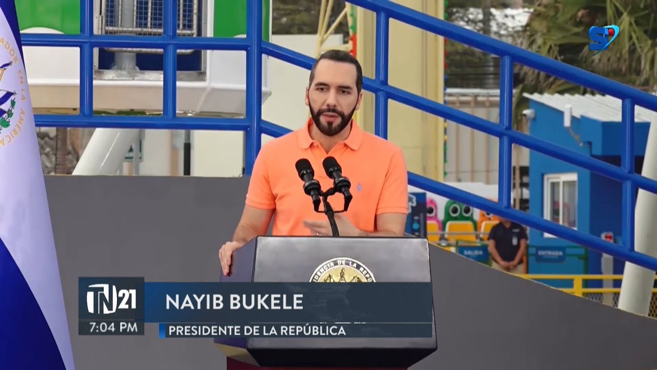 Presidente Nayib Bukele inauguró el Parque de Diversiones Sunset Park en  La Libertad.