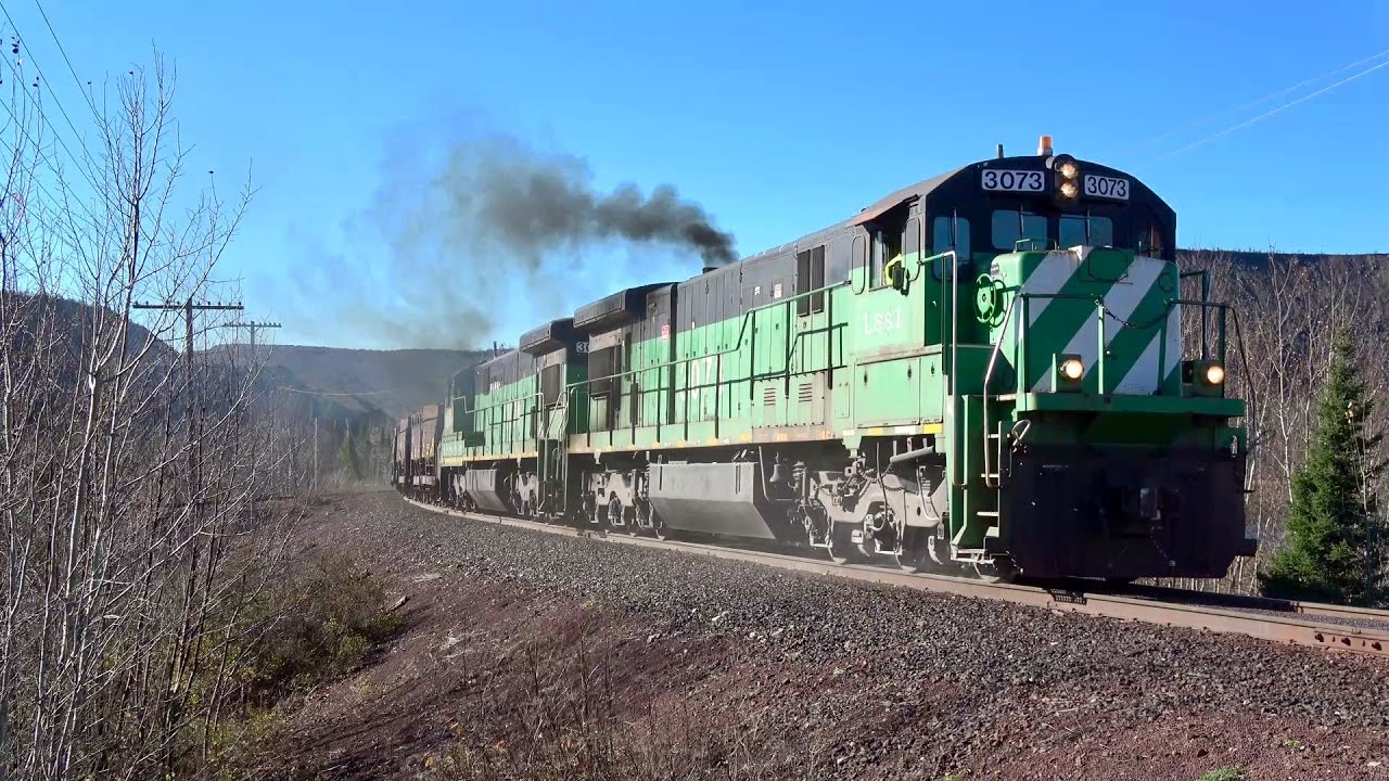 TRRS 489: Lake Superior & Ishpeming GE C30-7s at Work