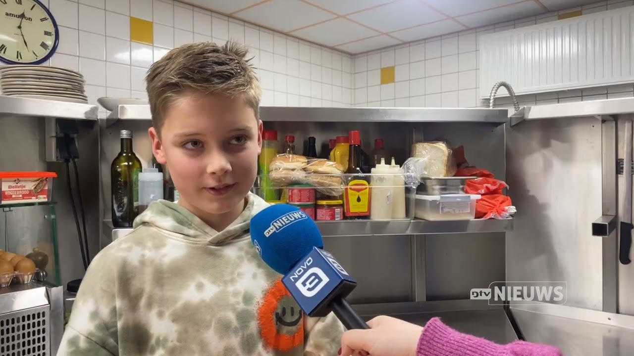 Leerlingen stellen gezond kindermenu samen voor eetcaf&eacute; in Cromvoirt