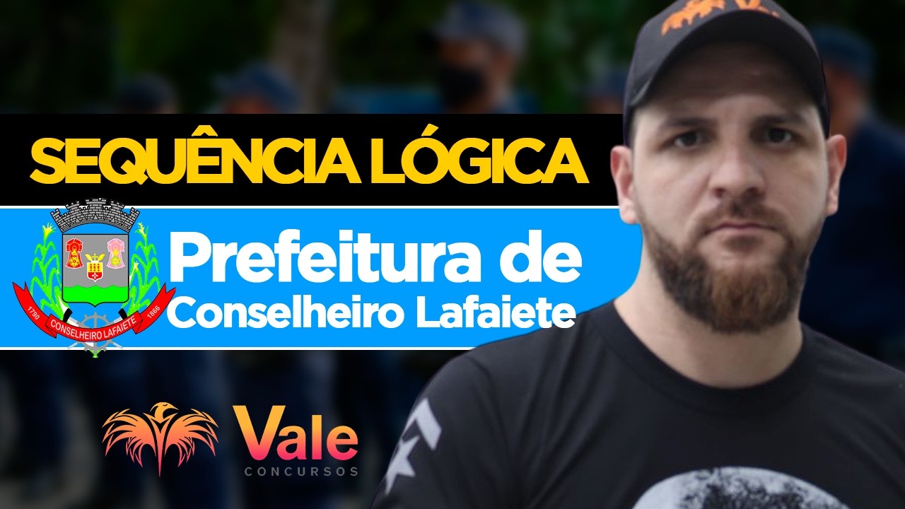 QUESTÕES SEQUÊNCIA LÓGICA  IBGP - CONS. LAFAIETE