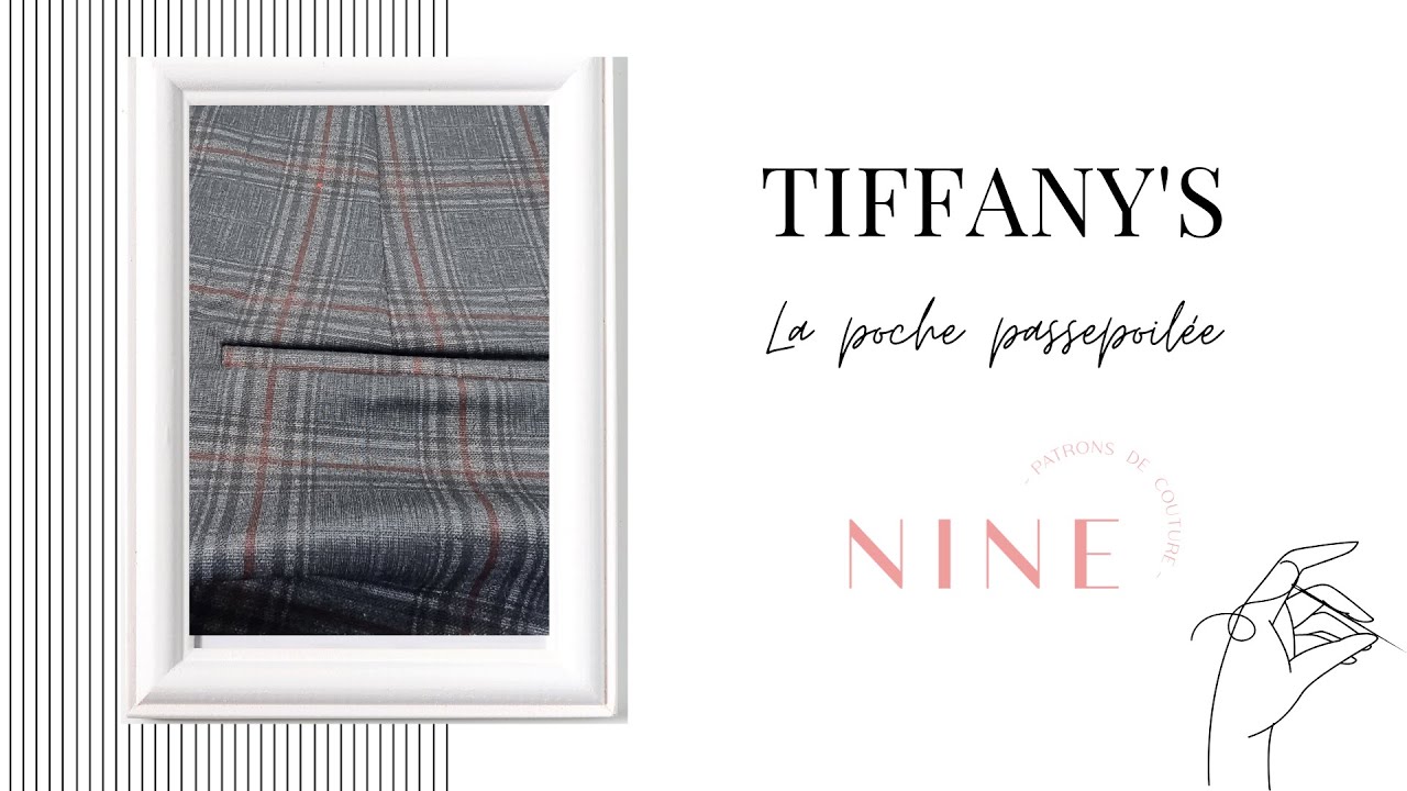 Le Pantalon TIFFANY'S : La poche arrière passepoilée