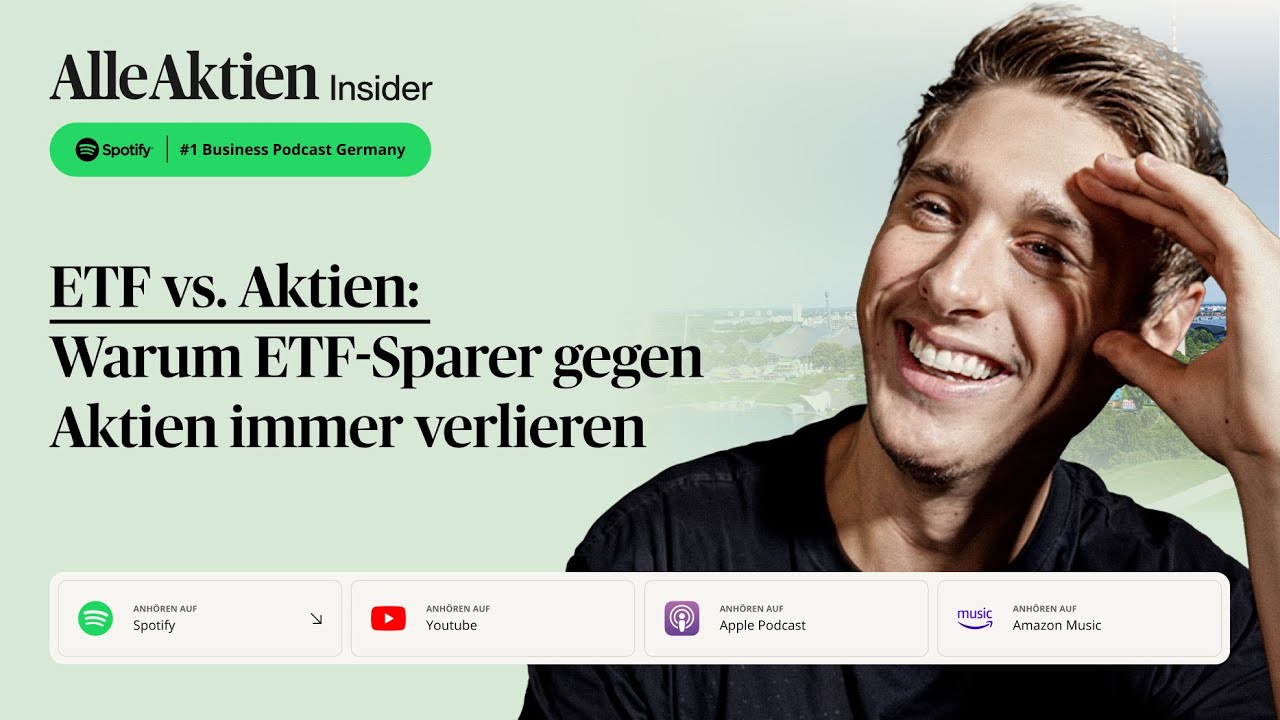 ETF vs. Aktien: Warum ETF-Sparer gegen Aktien immer verlieren | AlleAktien Insider | #005