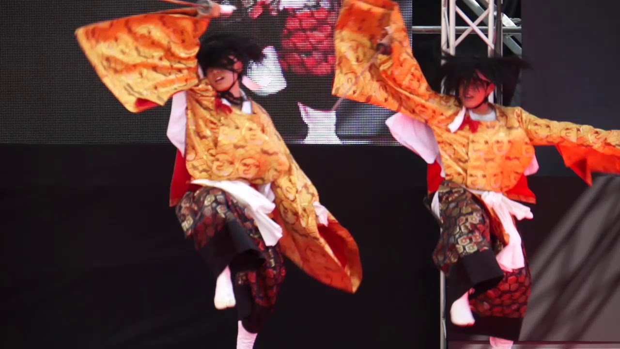 庄内神楽 貴見城 3 由布高校郷土芸能部 (於；Enjoy Oita Welcom Fair)