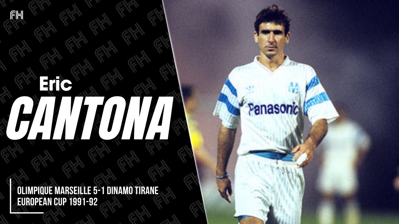 Eric Cantona ● Goals and Skills ● Olimpique Marseille 5-1 Dinamo Tirana ● European Cup 1990-91