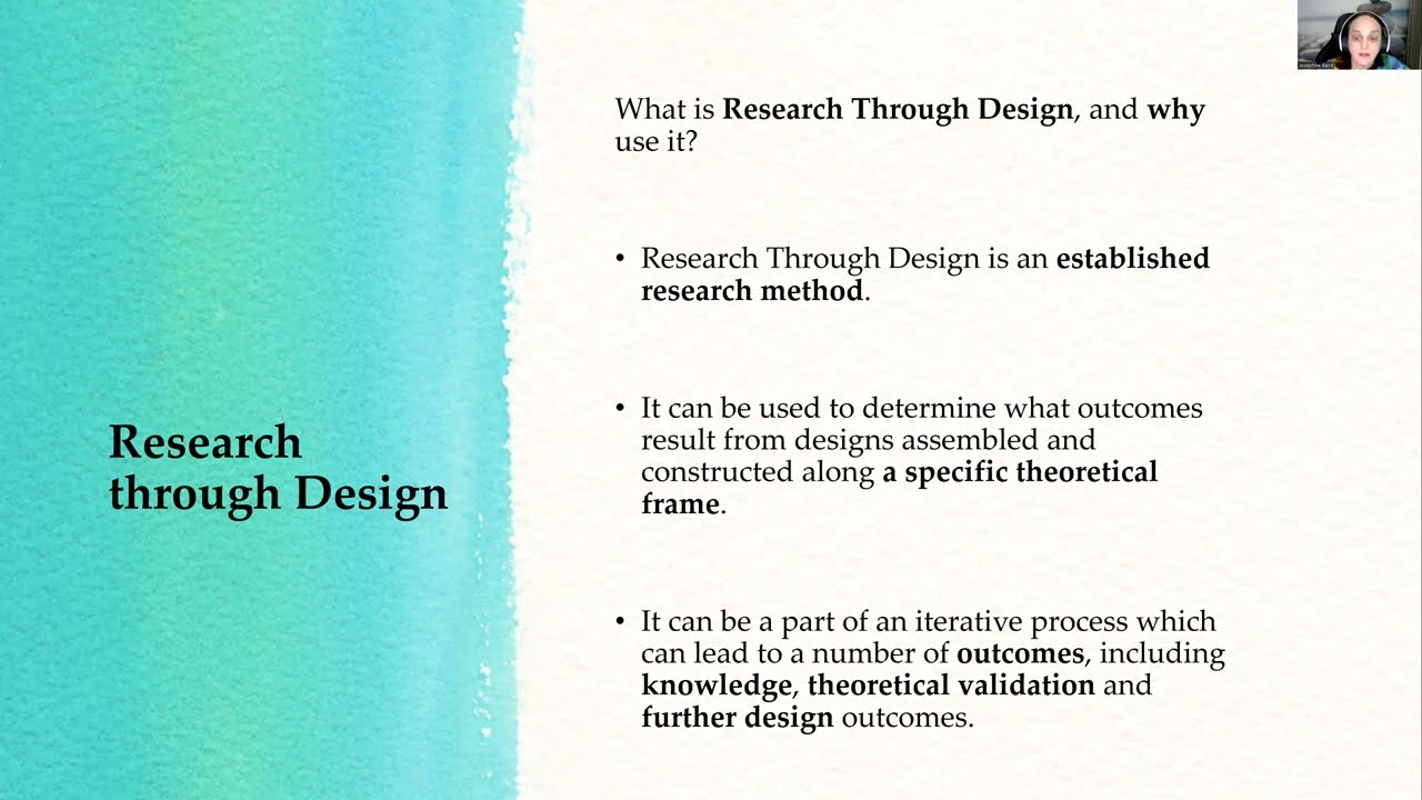 Research Through Design -- Josephine Baird