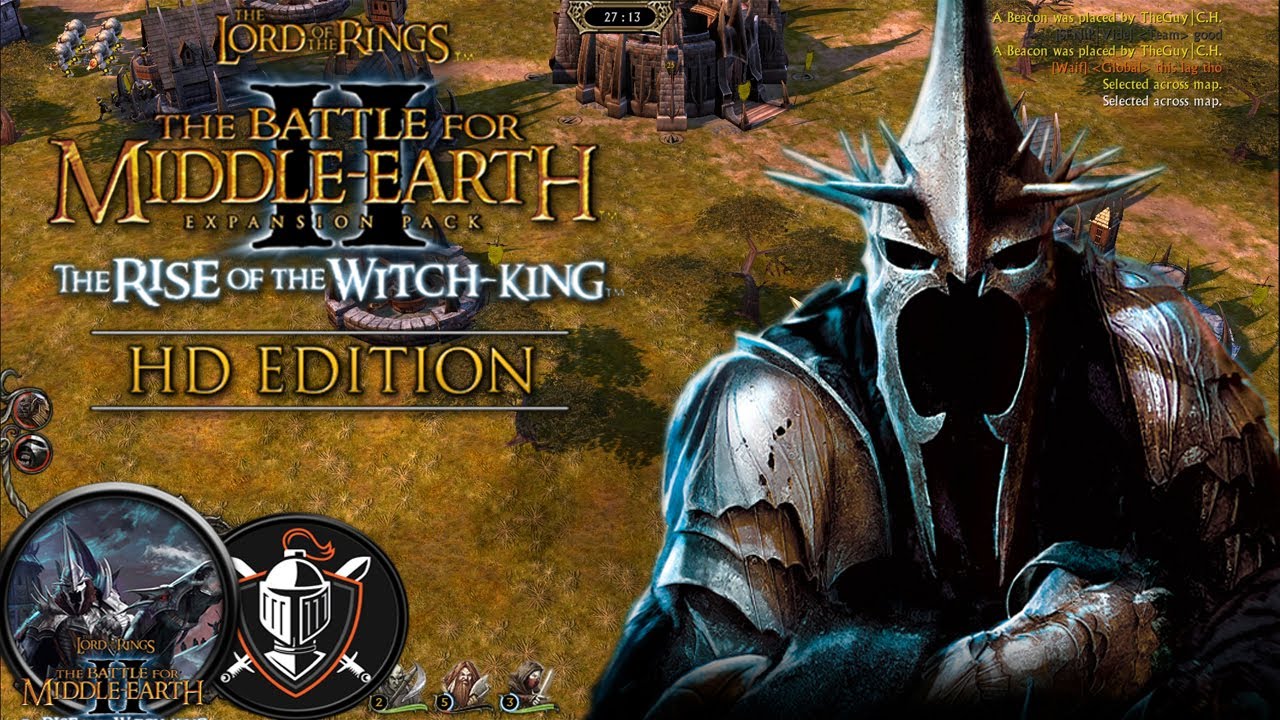 LOTR BFME 2 ROTWK 2.02 V 8.4 | Playing with Angmar in a 4v4 | For the Iron Crown!