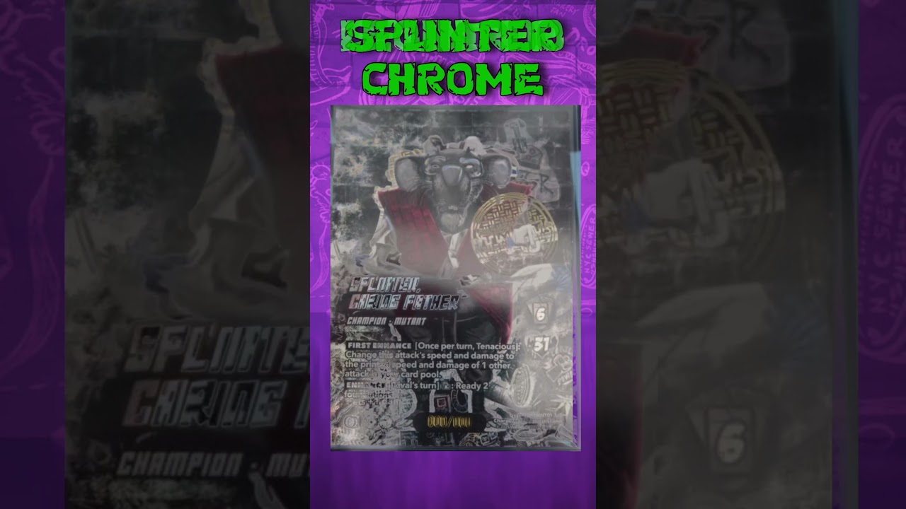 Universus TMNT Chromes #tmnt #universus #uvsgames #universustcg #tcg #cardgame #ccg #tradingcardgame