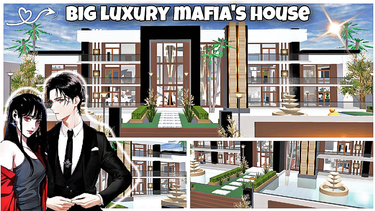[BAGI BAGI ID] RUMAH MEWAH MAFIA 3 LANTAI😧🤩 ? SAKURA SCHOOL SIMULATOR