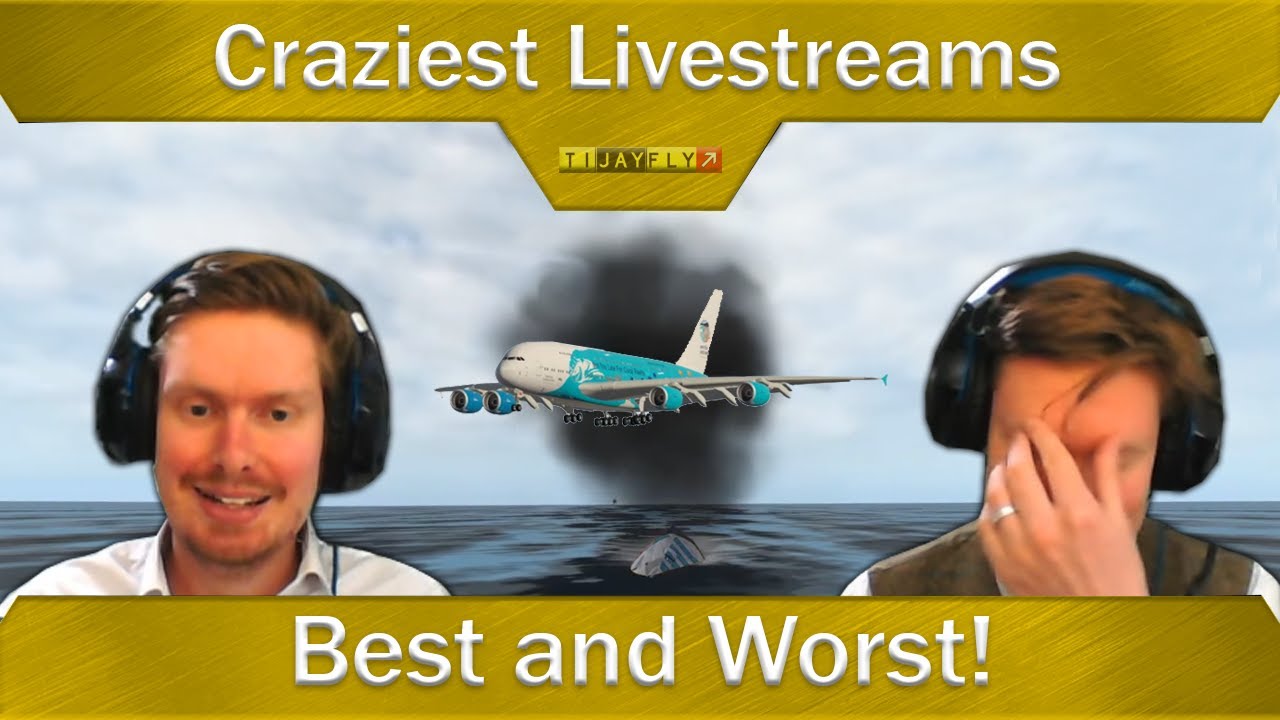 My craziest flight sim stream moments! | X Plane 11
