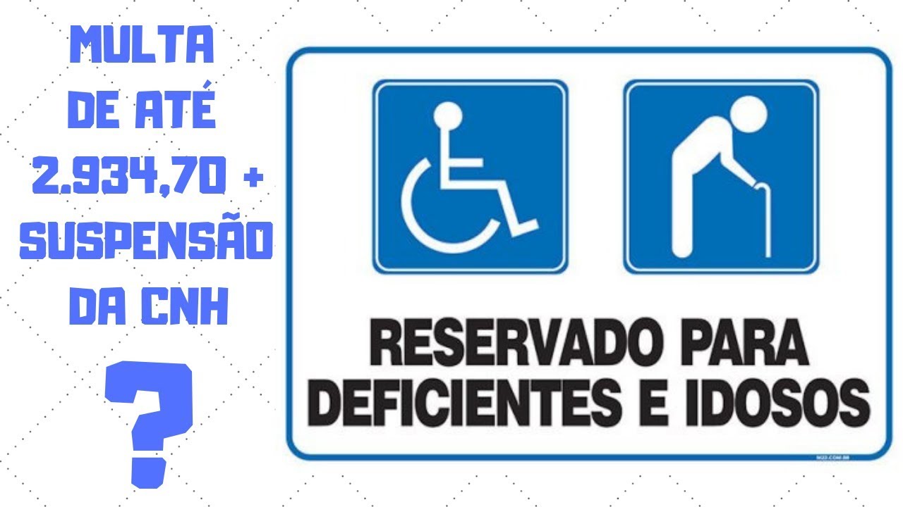 MAIOR RIGOR PARA QUEM ESTACIONA NA VAGA DO IDOSO OU DOS DEFICIENTES