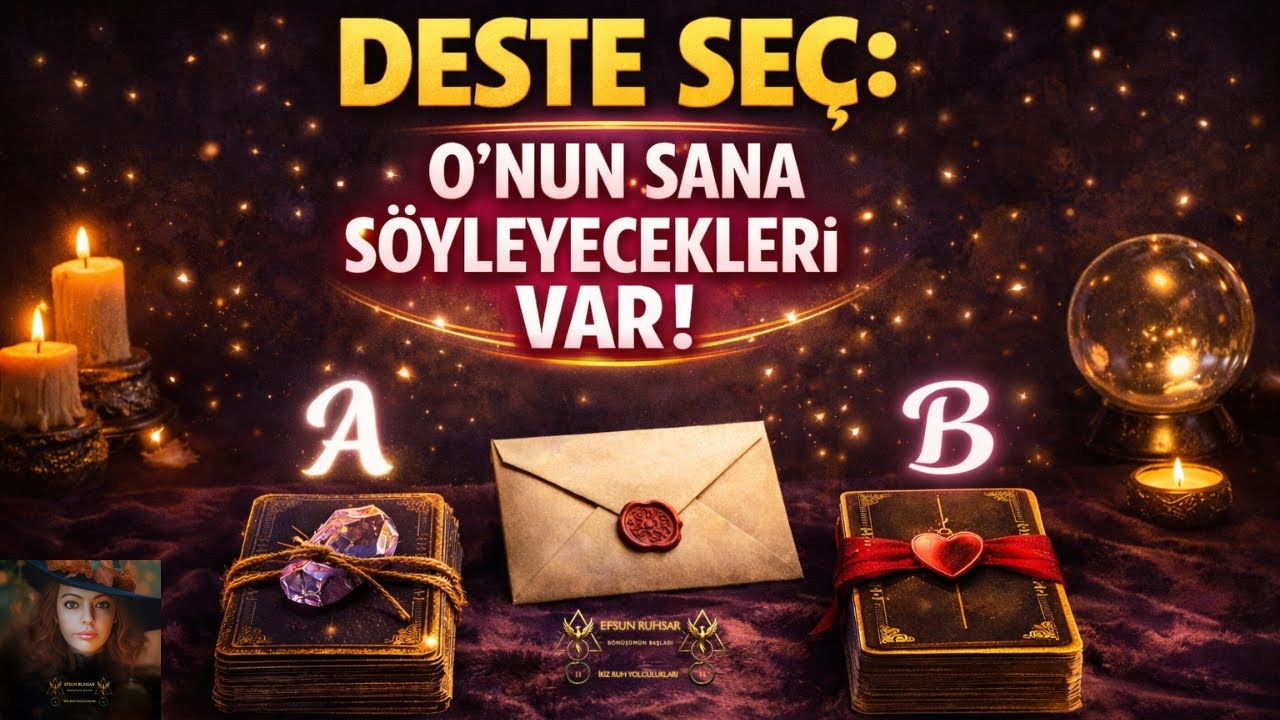 O’NUN SANA SÖYLEYECEKLERİ VAR❣️#desteseç #tarot #tarotokuma #efsunruhsar #efsunruhsardesteleri 