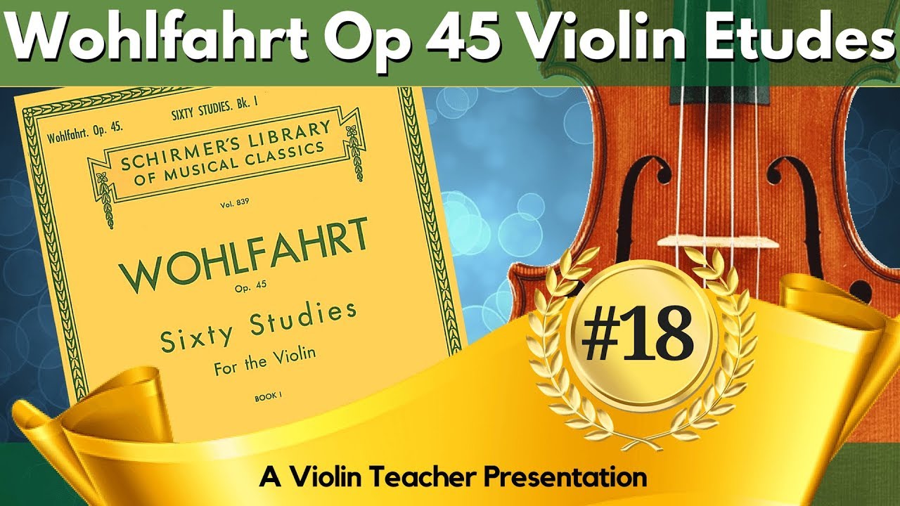 Easy Violin Etudes | Wohlfahrt Op 45, #18 Tutorial | Left Hand Tension