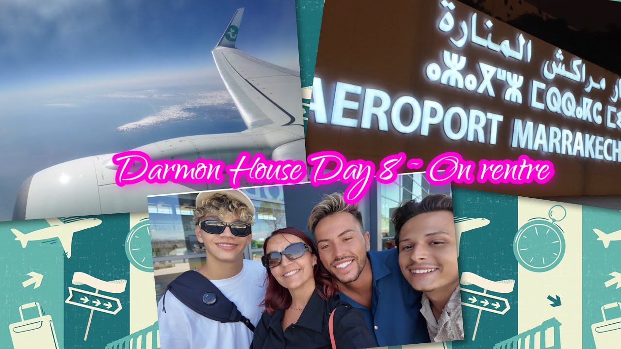 Fin de la Darmon House~Vlog voyage retour~ Aaronandmams~