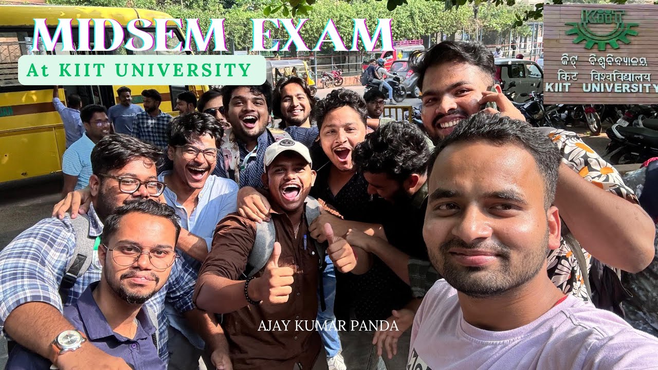 Balancing Study & Fun: My 1st Midsem Exams at KIIT😶‍🌫️💥 #kiituniversity #MCA #exam