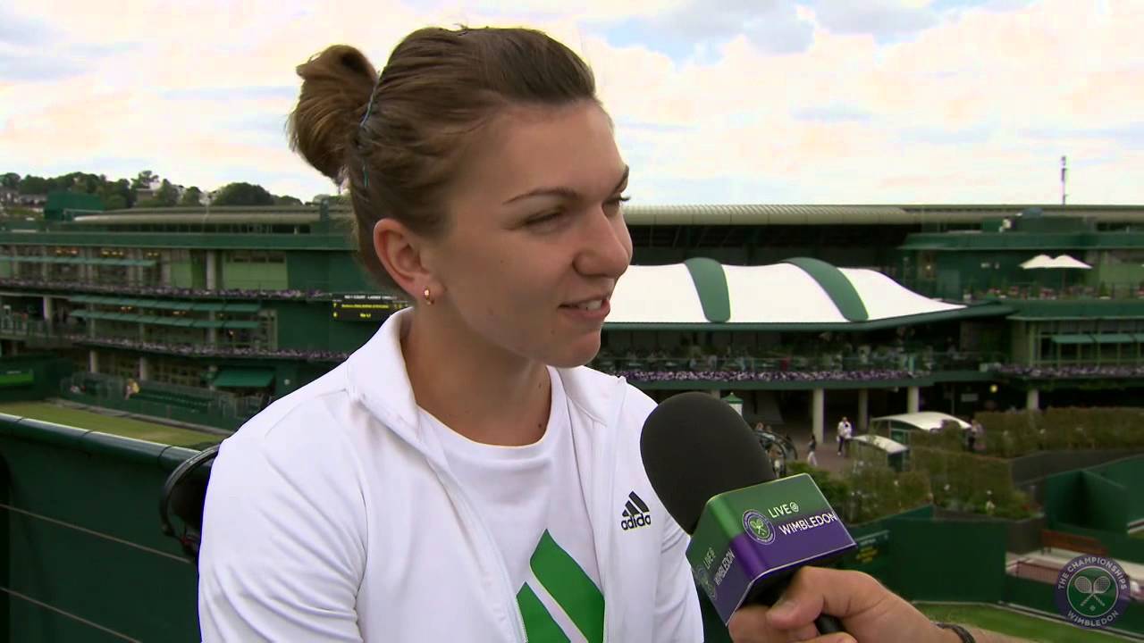Simona Halep Live @ Wimbledon interview