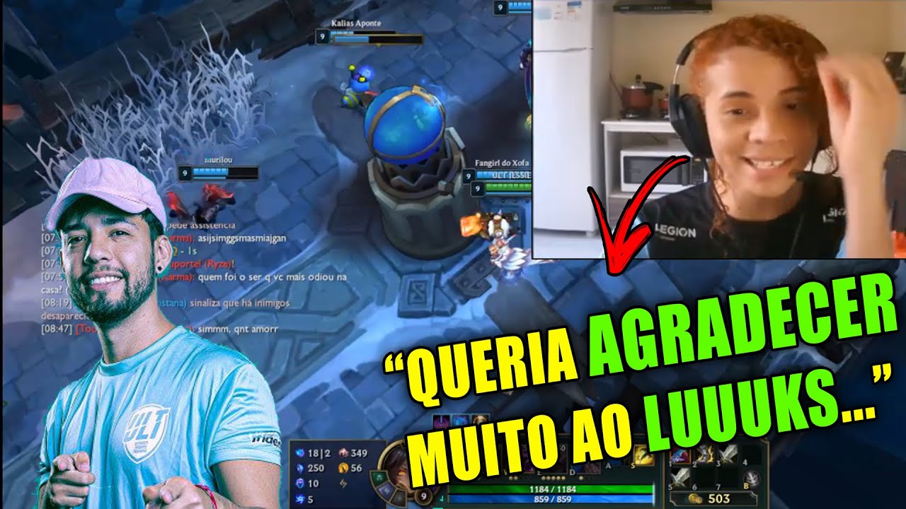 Jessie falando sobre o Luuuks do ULT