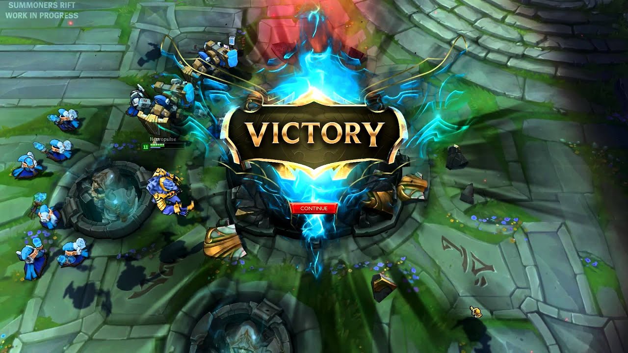 Nexus Victory & Defeat Screens Preview [11/4 PBE Update]
