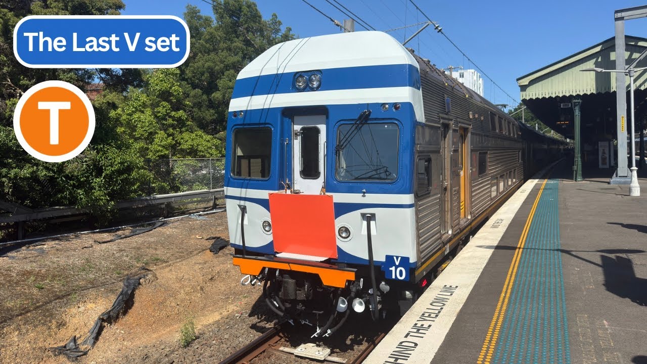 Sydney Transport Vlog 178: The Last V set - Blue Goose