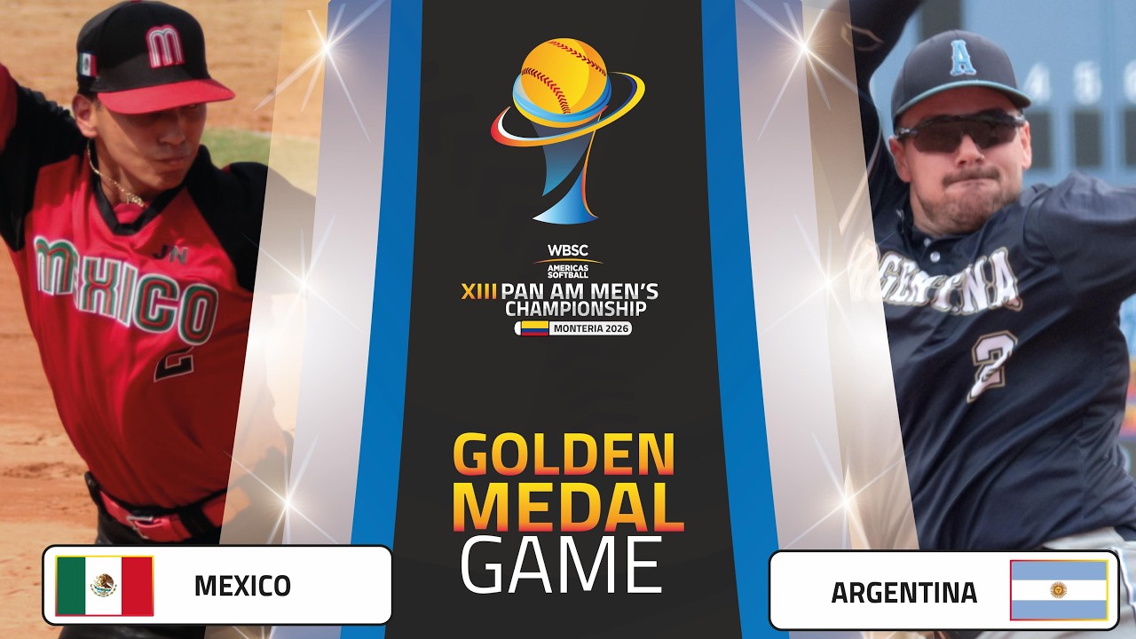 Golden Medal | Mexico V Argentina | Wbsc Americas Softball Mens Pan Am Championship | Colombia