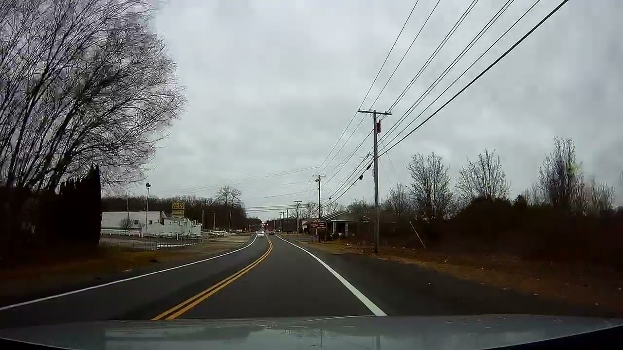 Driving through North Providence and Lincoln, Rhode Island