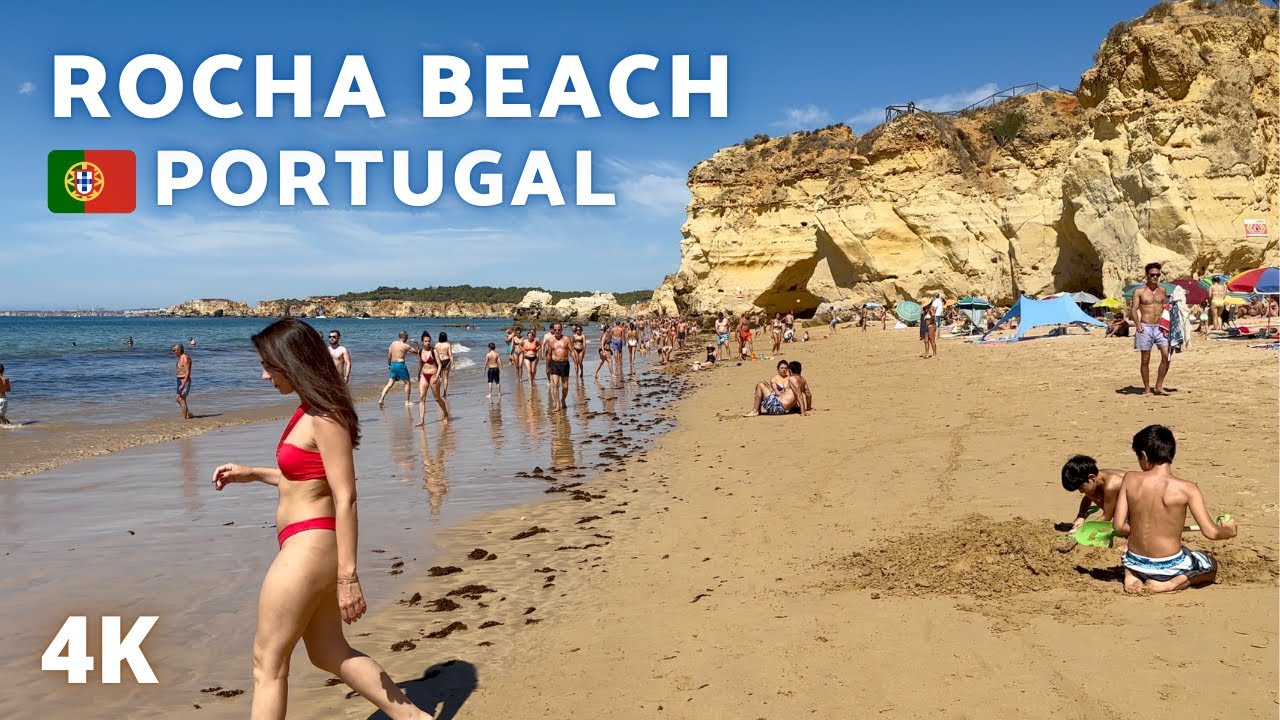 [4K] ROCHA BEACH, PORTIMÃO - ALGARVE  | PORTUGAL