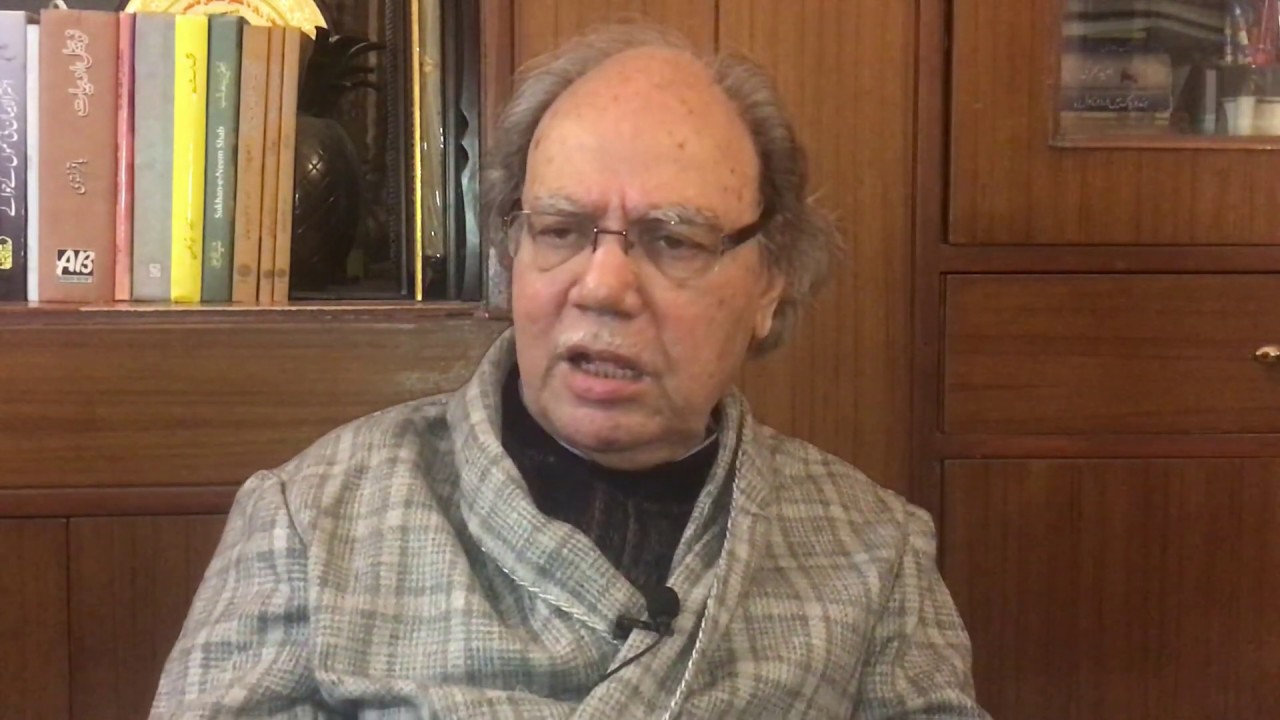 Prof.Shamim Hanfi talking about Intizar Hussain