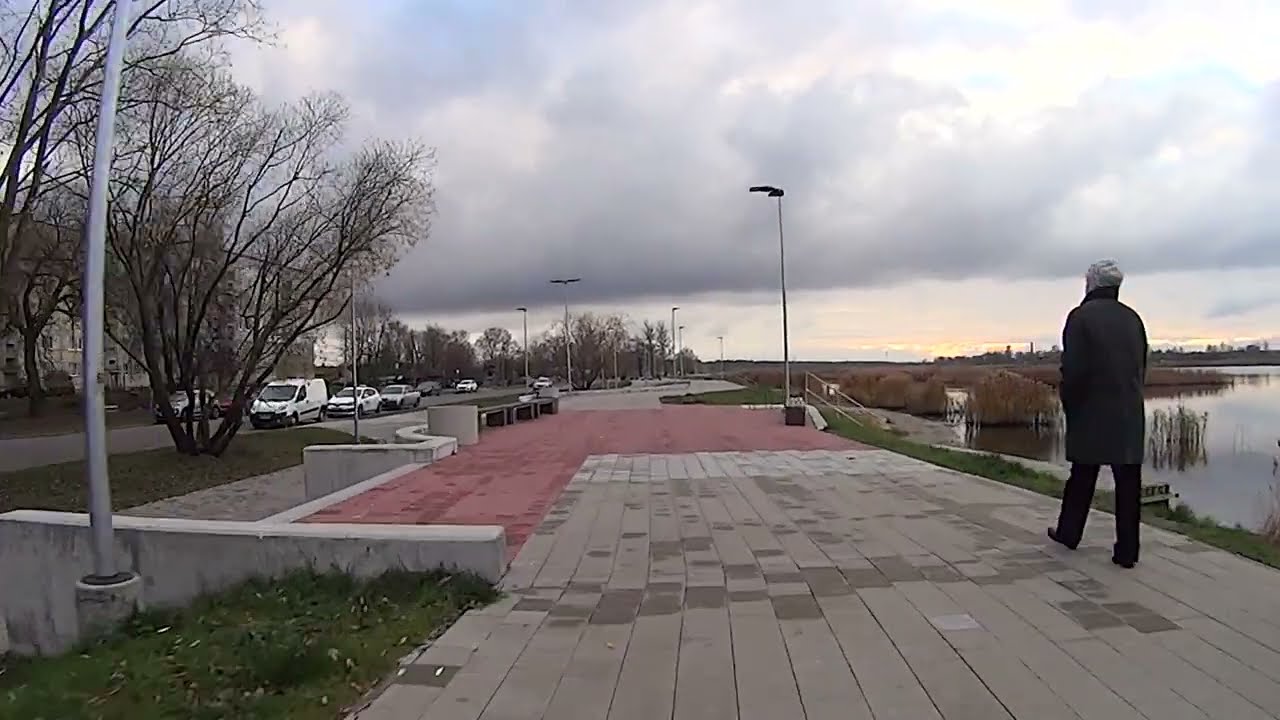 Bolderājas promenāde, skats no riteņa