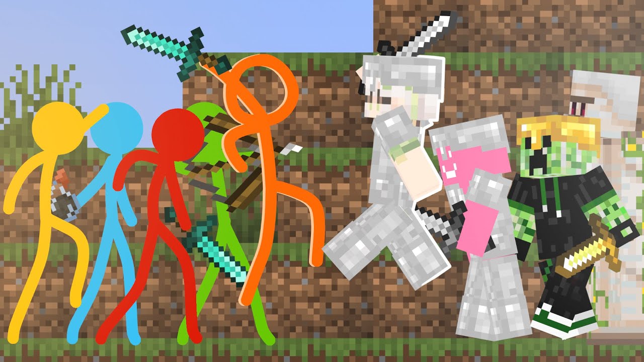 Animation vs. Players Ep.0 Village Defense Battle (fanmade) @alanbecker