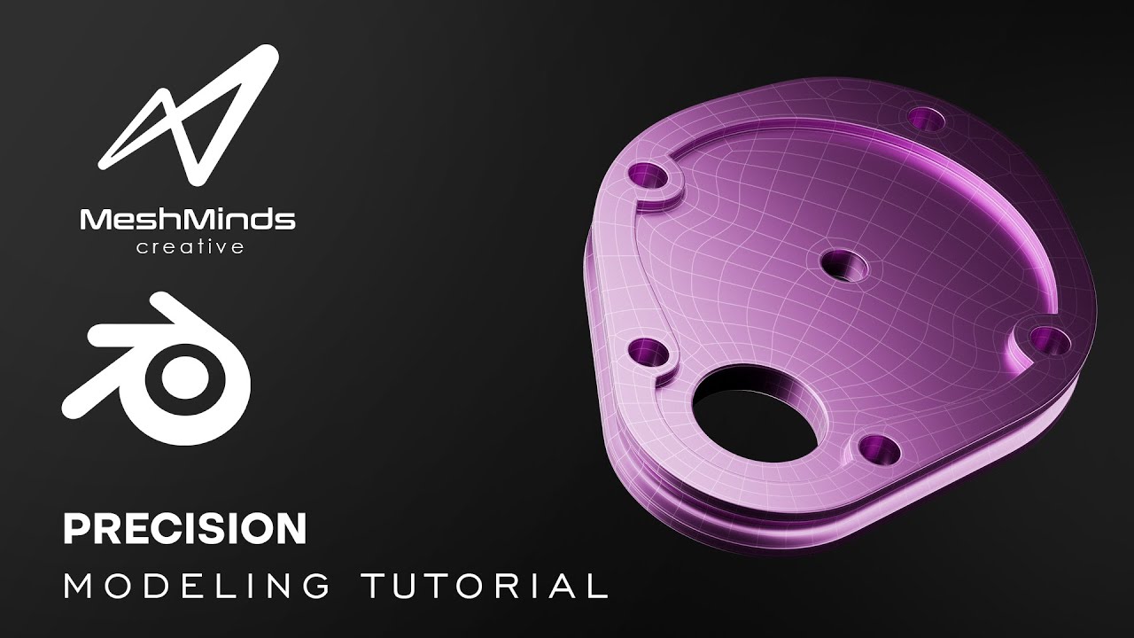 Precision Hard Surface Modeling in Blender – Tutorial #3 | MeshMinds Creative