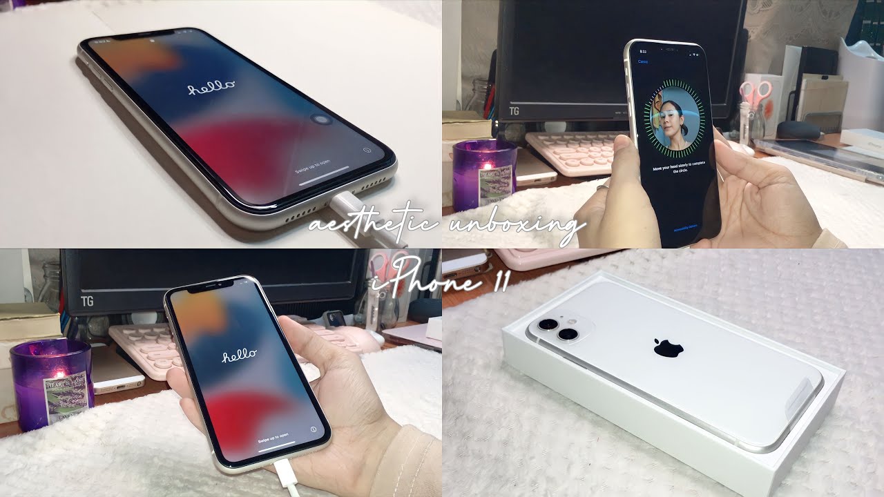🎀 Распаковка и настройка нового iPhone 11 + сравнение с iPhone SE + реалистичная распаковка в 202...