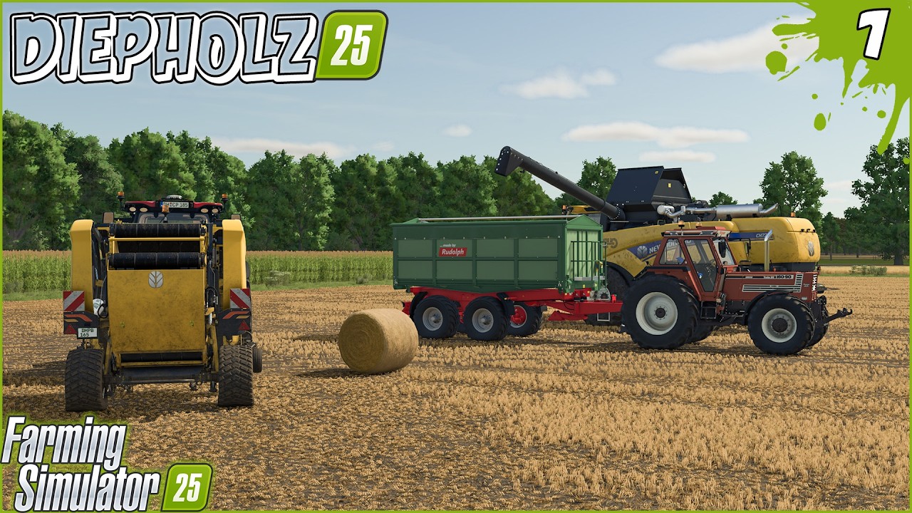 '' Farmer Za Granicą '' ODC 1   Koszenie Zboża PSZENICA i PSZENŻYTO Farming Simulator 25