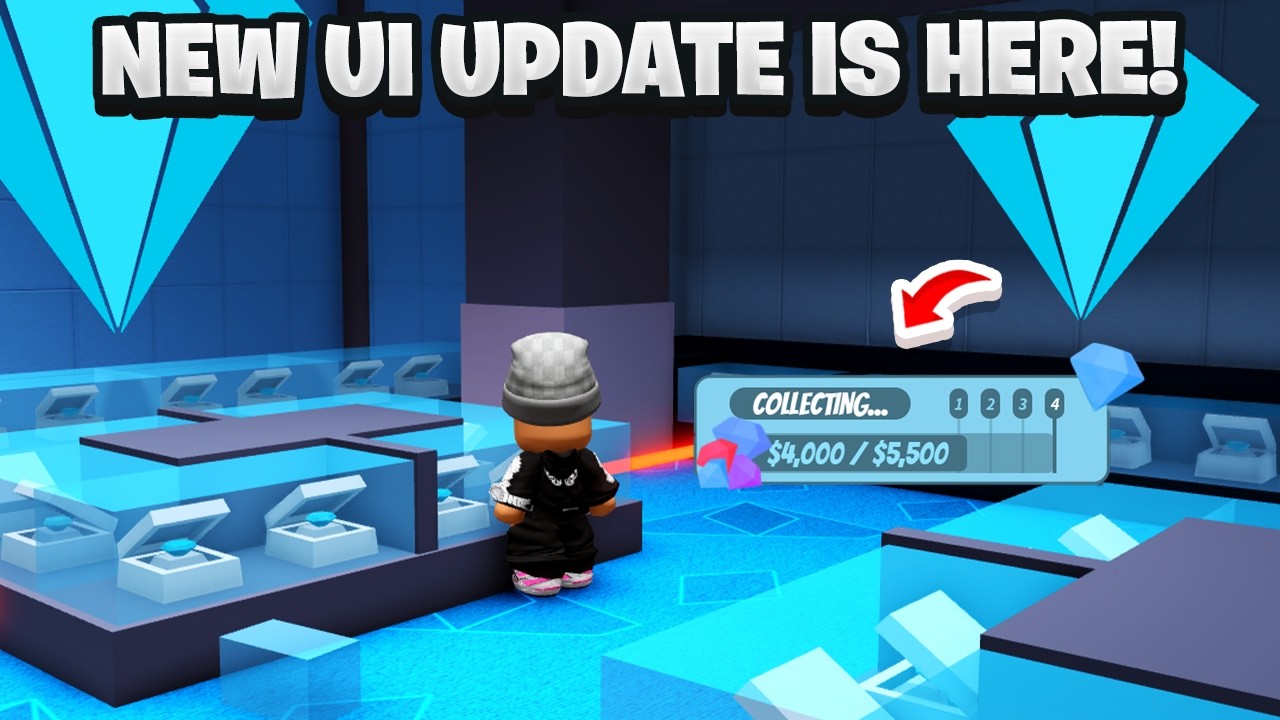 Вышло новое обновление интерфейса ограбления в Roblox Jailbreak!🖥️🔥