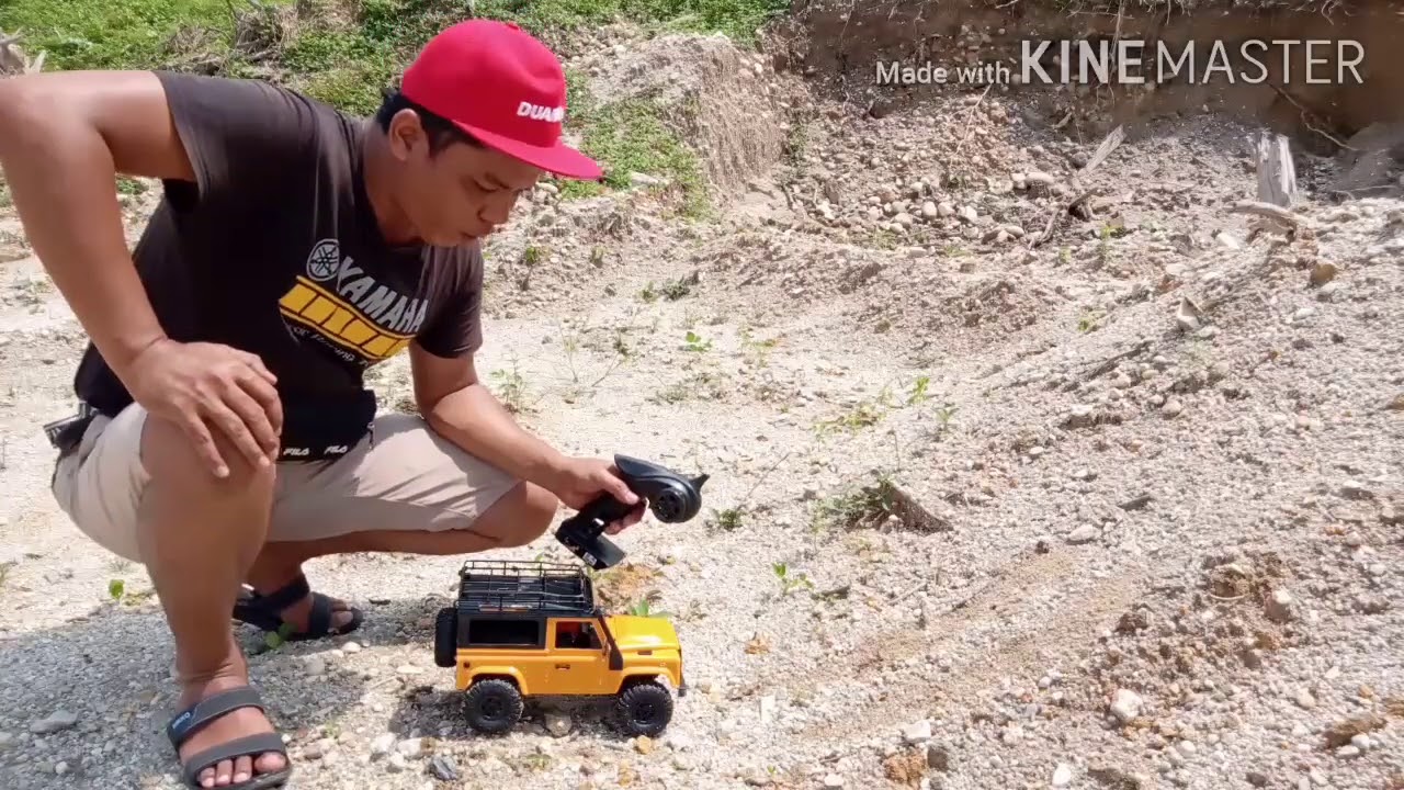 TEST RIDE MN D90,4WD 2.4GHz 🇲🇾ROCK CRAWLER SCALE 1/12