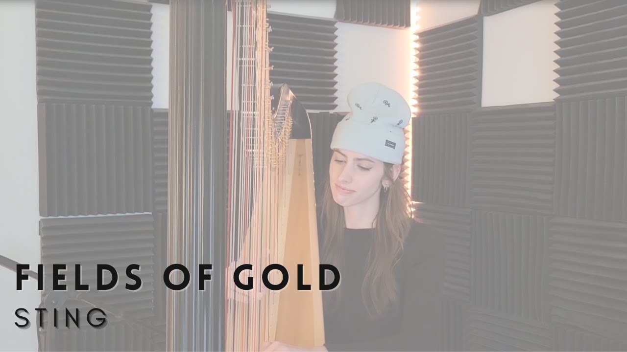 Fields of Gold - Sting harp cover // Bridget Jackson Harp