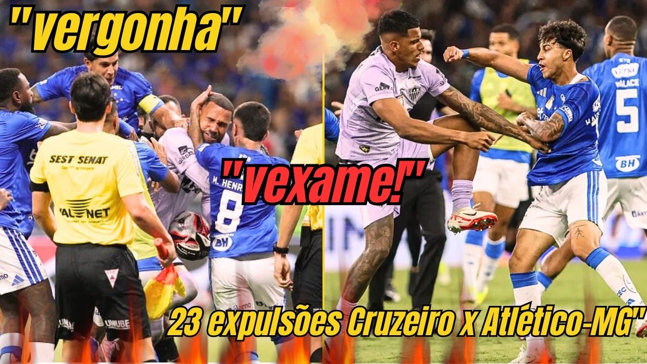 PANCADARIA E VEXAME! O Galo não aguentou o choque e partiu pro desespero no Mineirão!