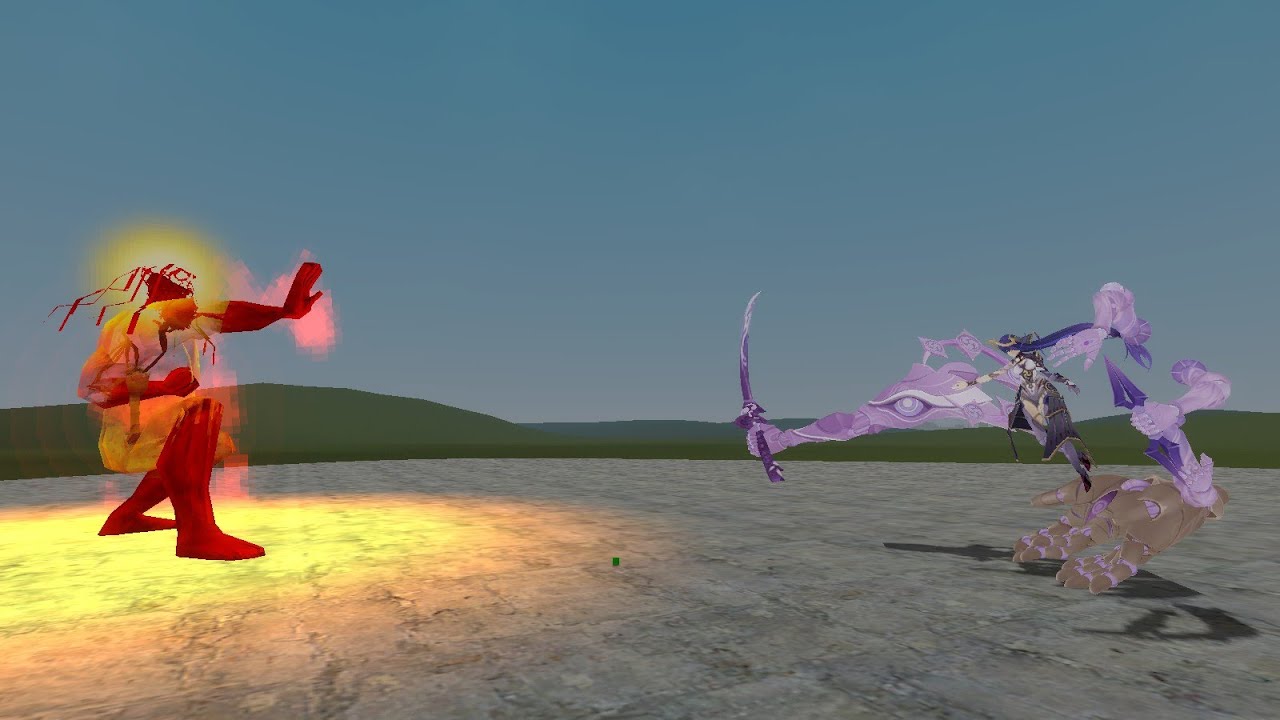 Sisyphus Prime vs Raiden Shogun (GMOD)