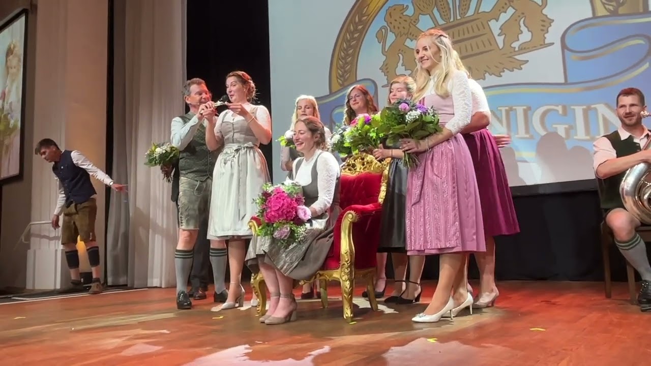Kr&ouml;nung der Bayerischen Bierk&ouml;nigin 2023/2024 Mona Sommer im L&ouml;wenbr&auml;ukeller am 25.05.2023