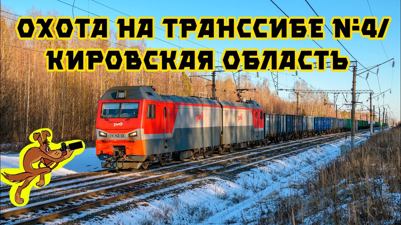 Пассажирские и грузовые поезда РЖД / ОХОТА НА ТРАНССИБЕ #4