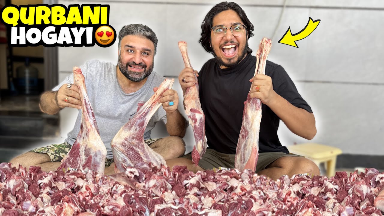Why did I sacrifice a goat with Papa 😱 | First Day of Eid