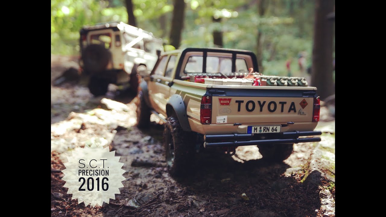RC Scale Event S.C.T. Precision 2016 with 21 cars (RC4WD, RCModelex, Axial)