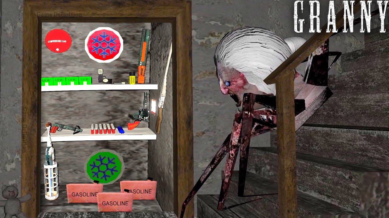 All New Weapons Vs Spider Mom in Granny XIC Remake | grandpa granny game definition granny gold mod