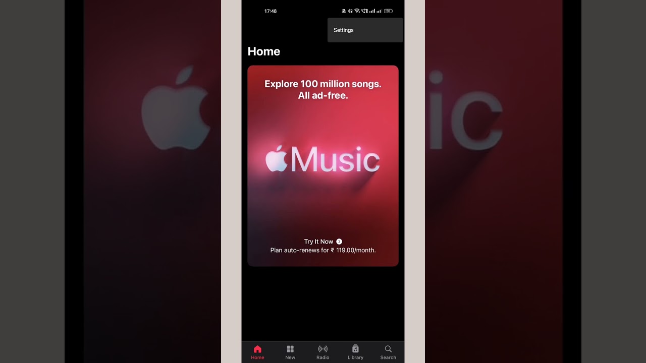Apple Music FREE by Airtel 