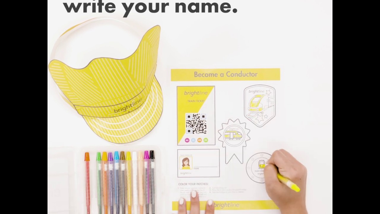 Brightline Conductor DIY Costume