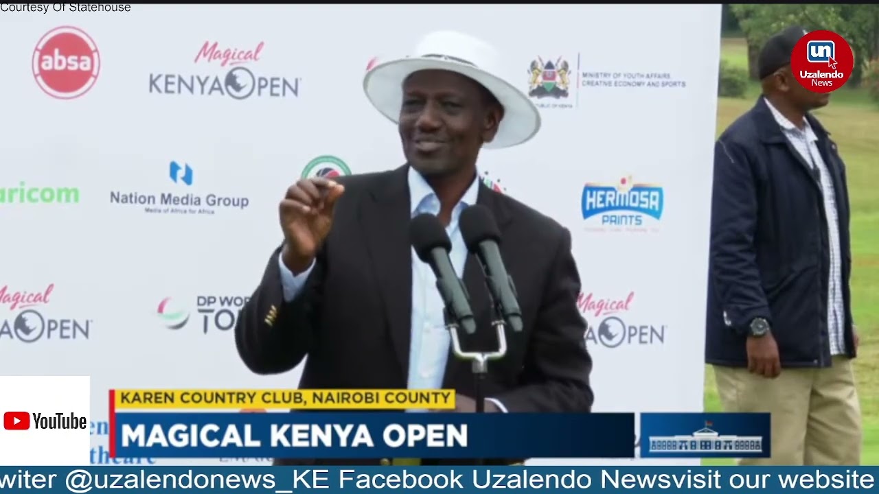 “Growing up, I was told golf is a rich man’s sport!” Pres. William Ruto