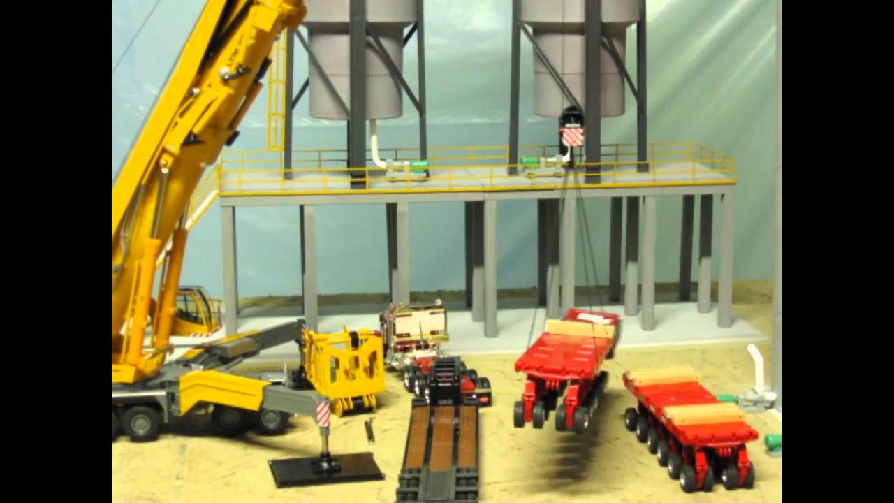 LIEBHERR LTM 11200 ASSEMBLY vid (stop motion) PART 1