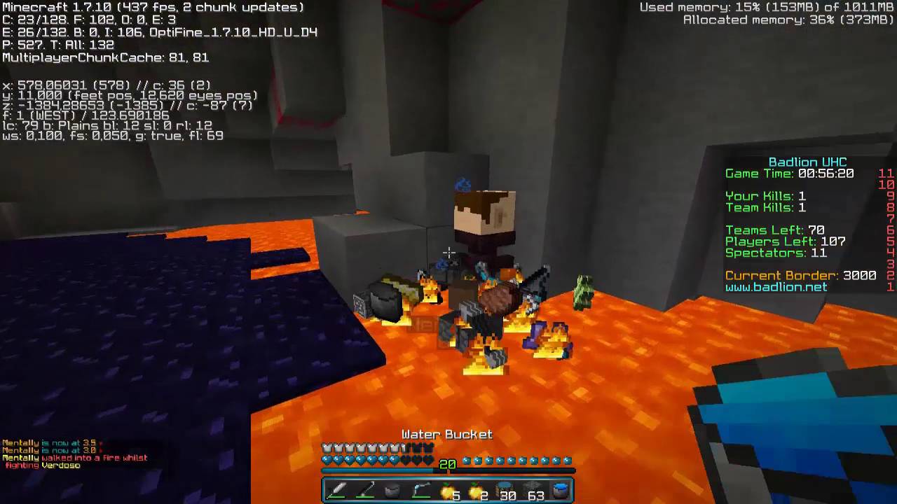 Killing ZMCNikolai & Mentally on Badlion UHC