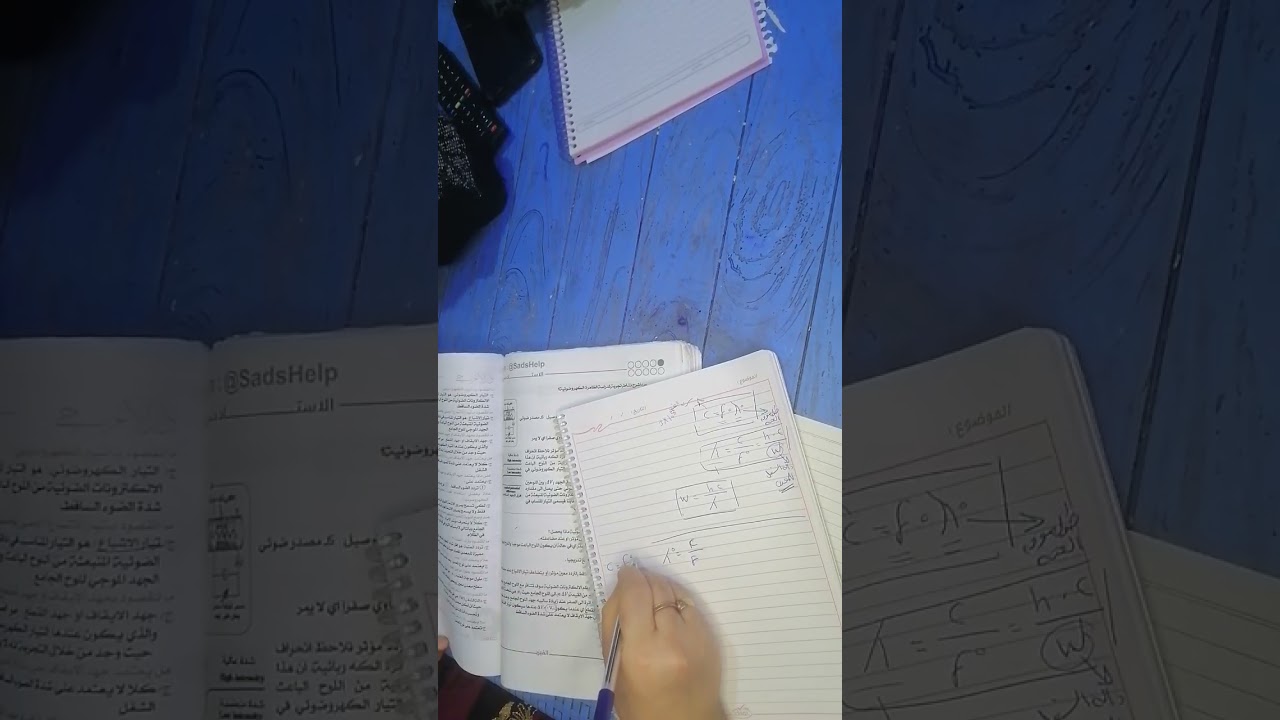 فيزياء الفصل السادس الجزء الأول للصف السادس العلمي