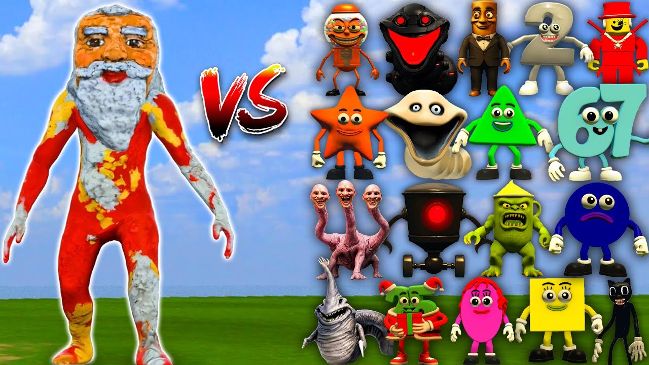 NEW GOO GOO GAGA MEMES WITH ALUMINIUM FOIL vs All Secret Bosses – Who Is The Strongest? |GMod Battle